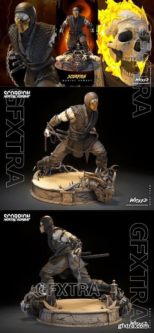 WICKED - Scorpion Sculpture &ndash; 3D Print Model