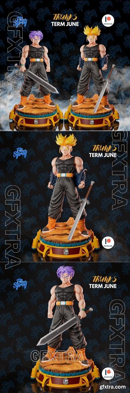 Trunks Sculpture Dragon Ball Z &ndash; 3D Print Model