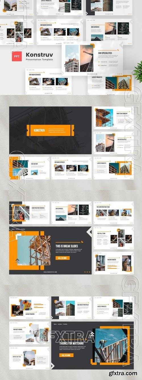 Konstruv - Construction Powerpoint Template A9F4XUT