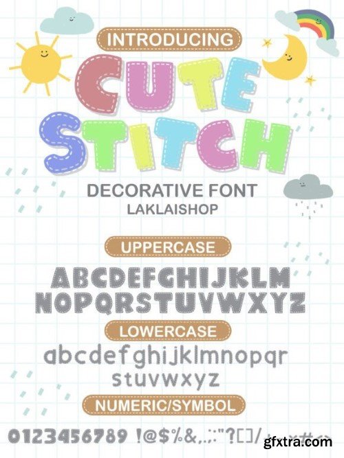 Cute Stitch Font