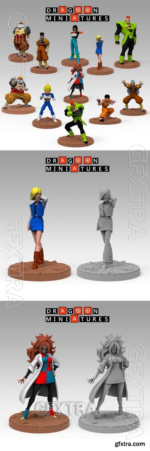 Dragoon Miniatures - Android Saga Begins Term 11 &ndash; 3D Print Model