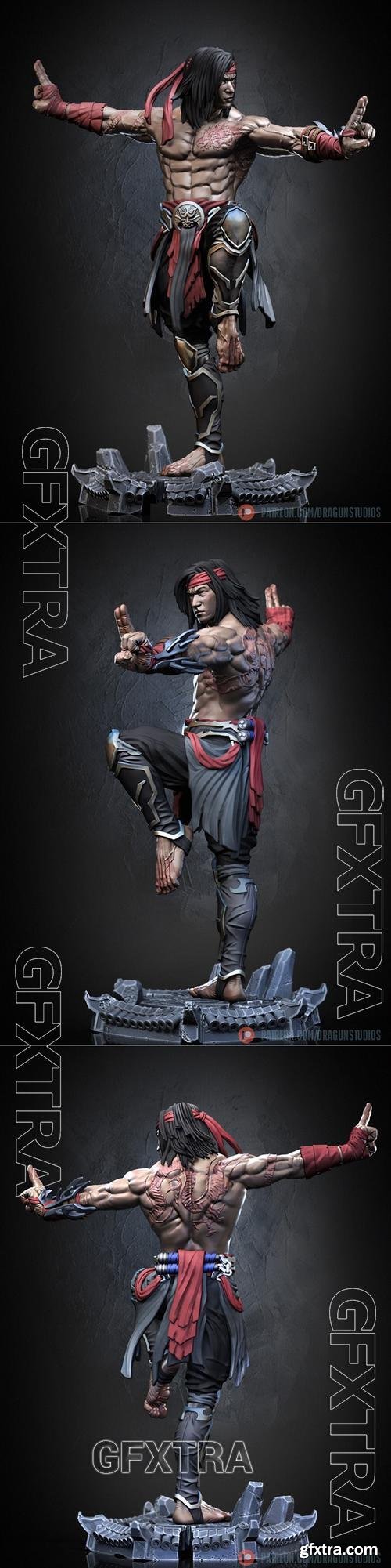 Liu Kang Fanart &ndash; 3D Print Model