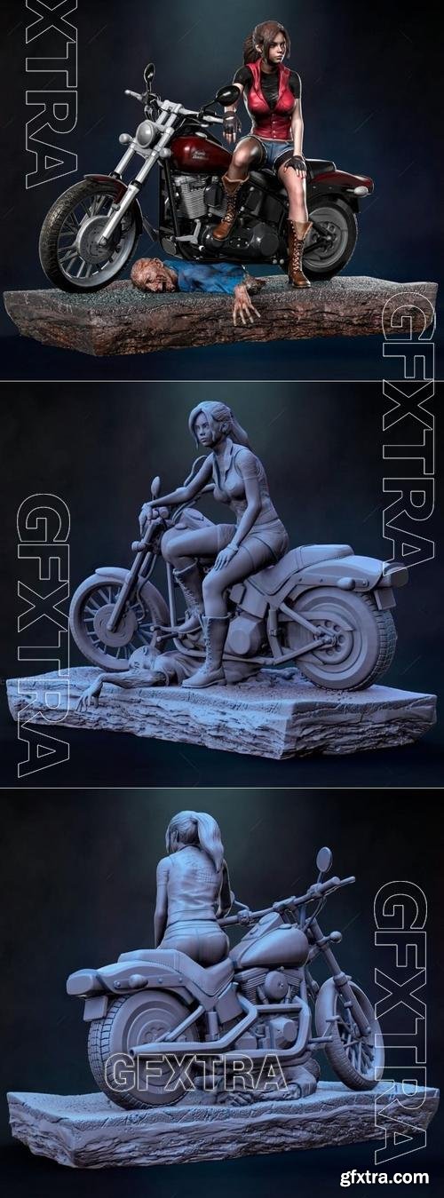 Claire Redfield Motorcycle &ndash; 3D Print Model