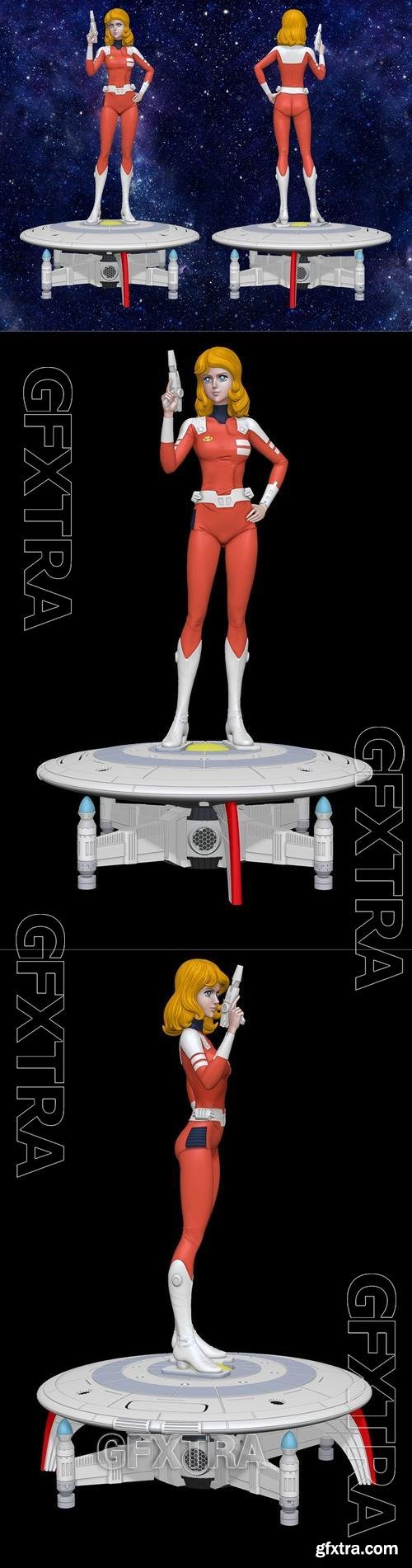 JOAN (Johann) - Captain Future - Capitaine Flam &ndash; 3D Print Model