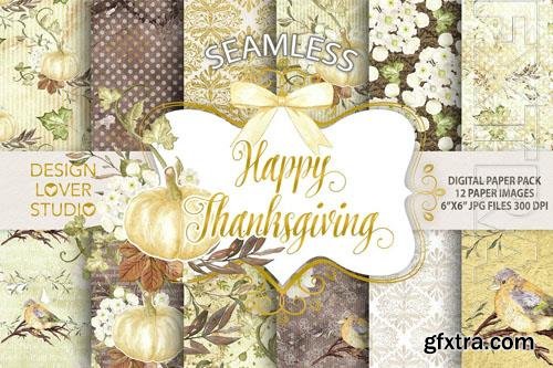 Happy Thanksgiving 2 digital papers