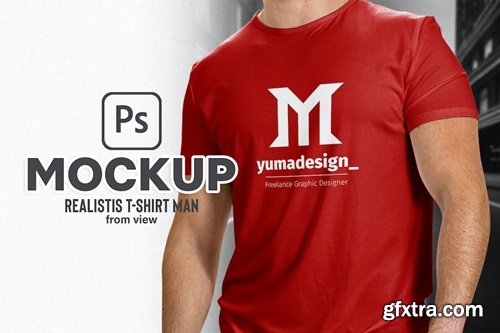 T-Shirt Man Mockup 2CMTAFC