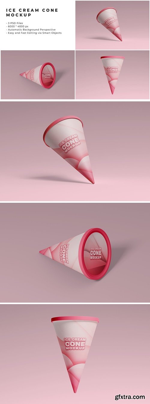 Ice Cream Cone Mockup 6YLRK3S