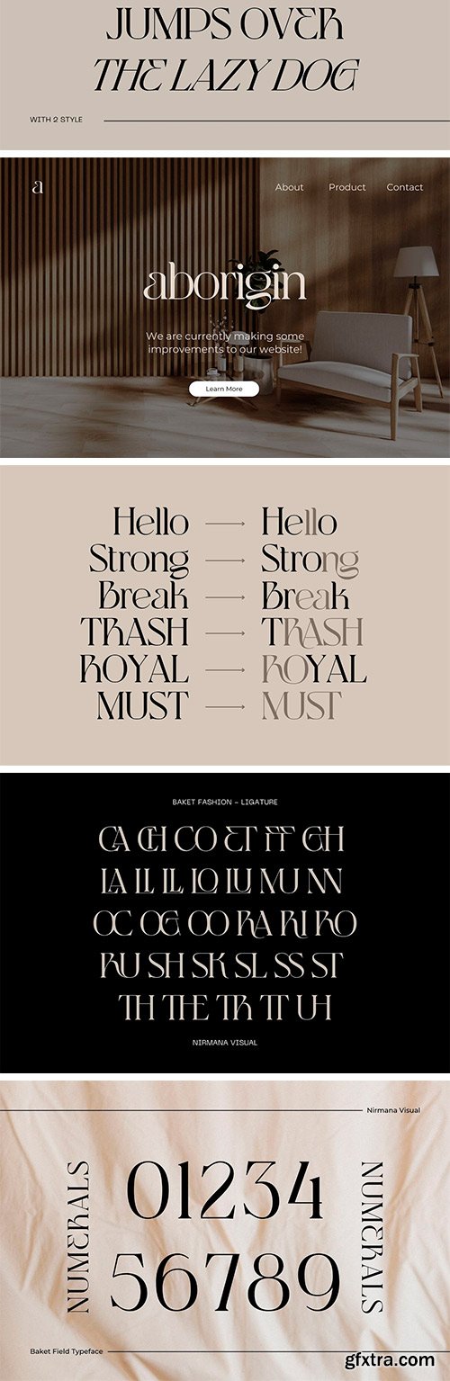 Baket Fashion - Display Serif