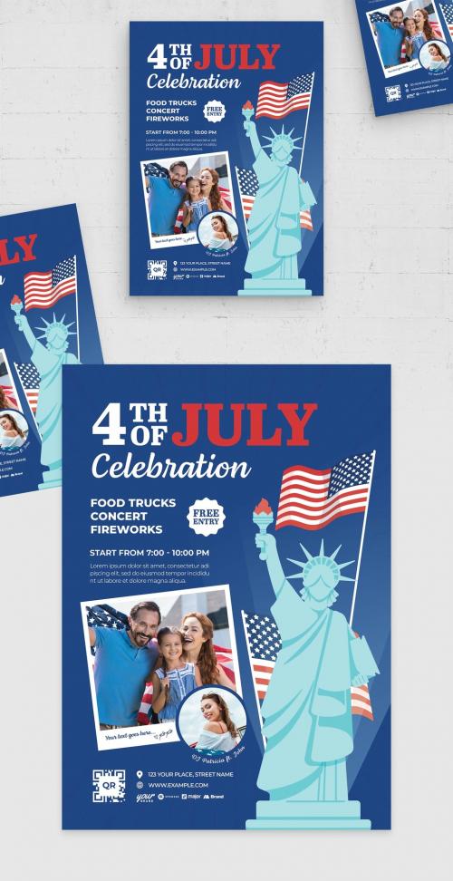 4th July Flyer Template 582790706