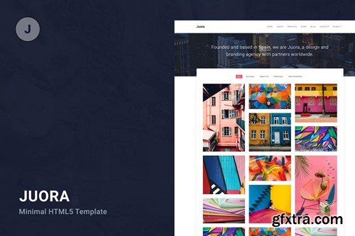 Juora - Minimal HTML5 Template VVBJA2L