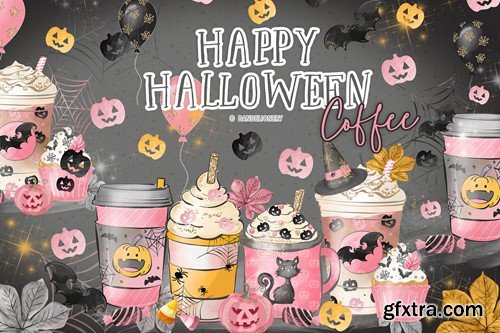 Halloween Coffee design 882JU2Y