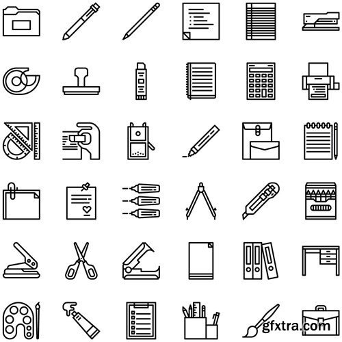 Stationery Icon Pack WHF73TV
