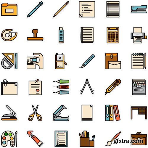 Stationery Icon Pack WHF73TV