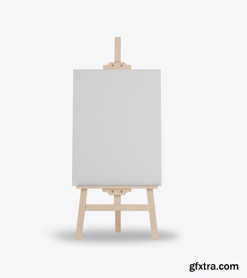 set Painting Easel Mockup N93KQ8N