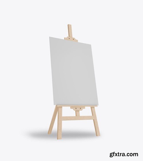 set Painting Easel Mockup N93KQ8N