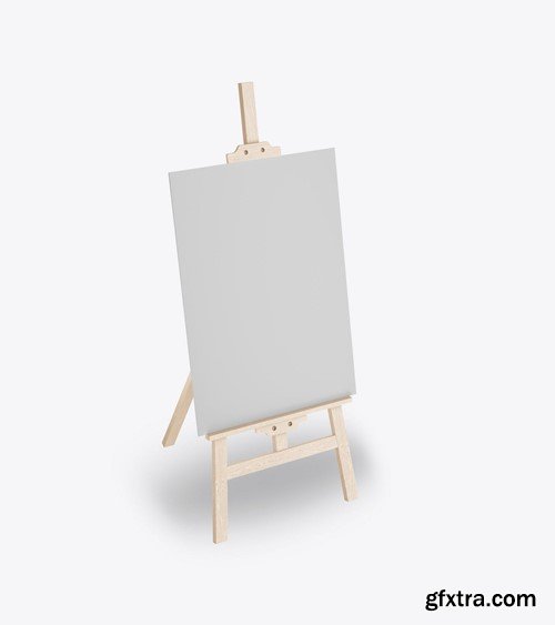 set Painting Easel Mockup N93KQ8N