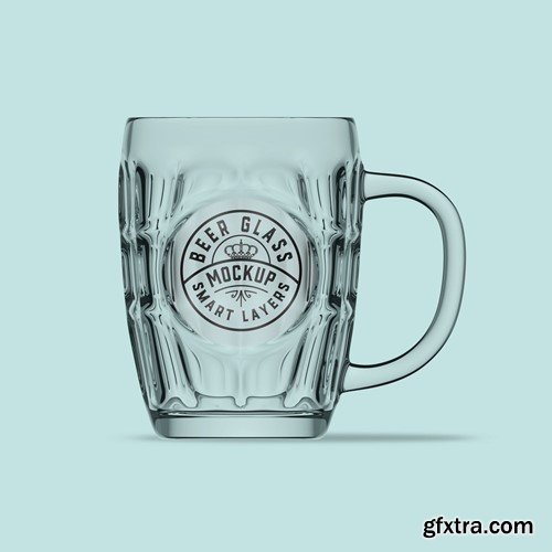 Beer Mug Glass Mockup DMHJUNU