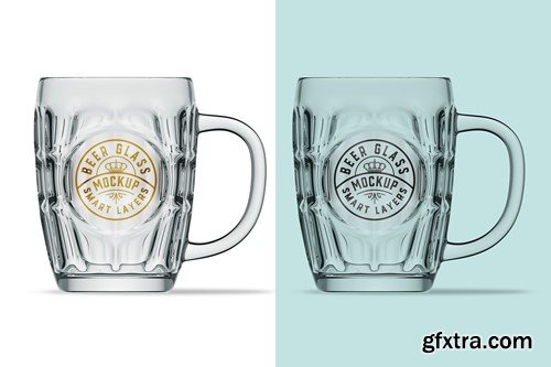 Beer Mug Glass Mockup DMHJUNU