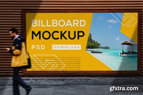 Outdoor Advertising Mockup 4BYLGWC