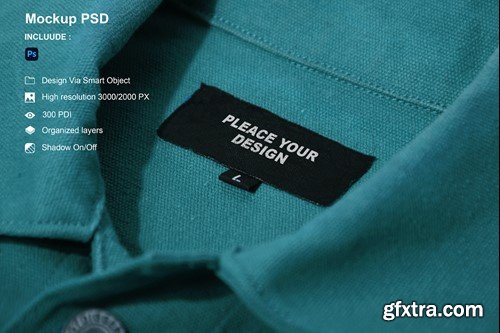 Apparel Tag Label Mockup QZFXNL2