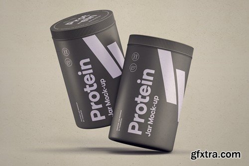 Protein Tall Jar Mock-up SJEKSA4