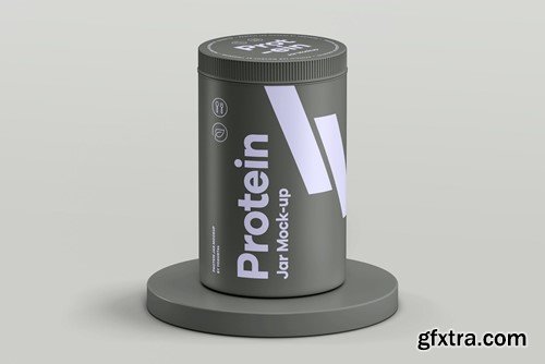 Protein Tall Jar Mock-up SJEKSA4