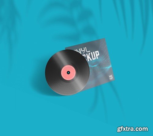 Vinyl Record Mockup 7ETFPS9