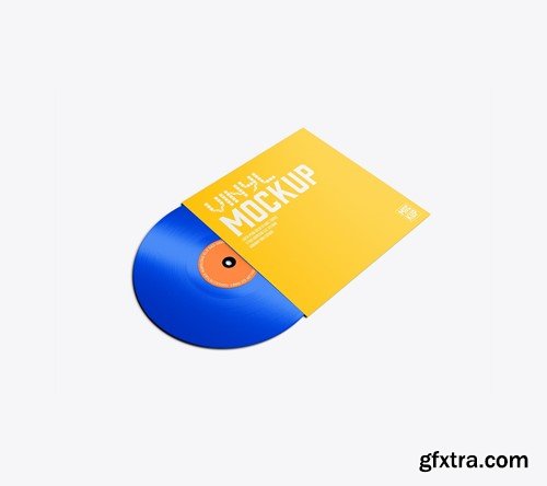 Vinyl Record Mockup 7ETFPS9