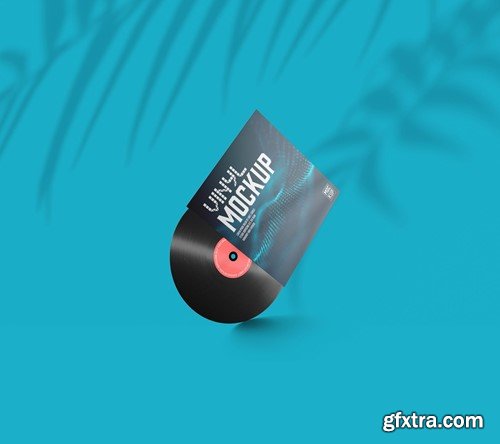 Vinyl Record Mockup 7ETFPS9