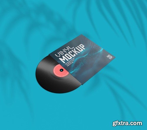 Vinyl Record Mockup 7ETFPS9