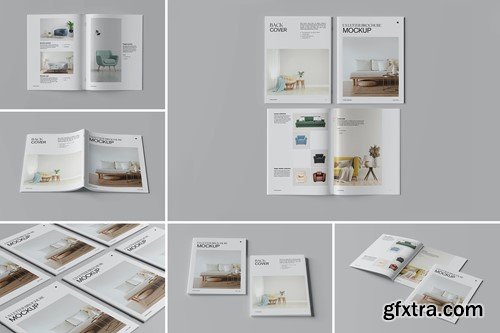 Us Letter Brochure Mockup GNC2AN9