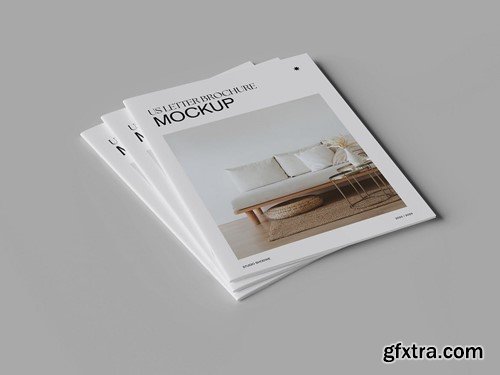 Us Letter Brochure Mockup GNC2AN9