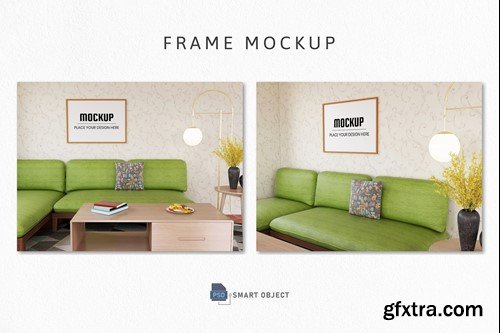 Frame Mockup in Living Room FWDTMCH