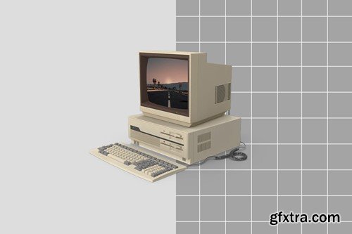 Old PC Mockup JK5HKPF