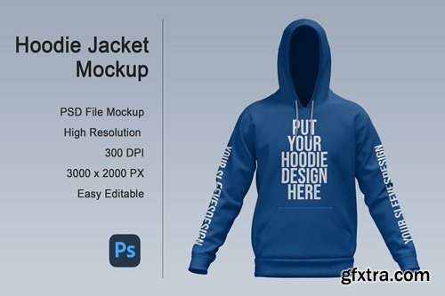 Hoodie Jacket Mockup 8WK3YVR