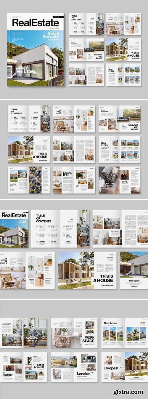 Real Estate Magazine Template SQ6YV57