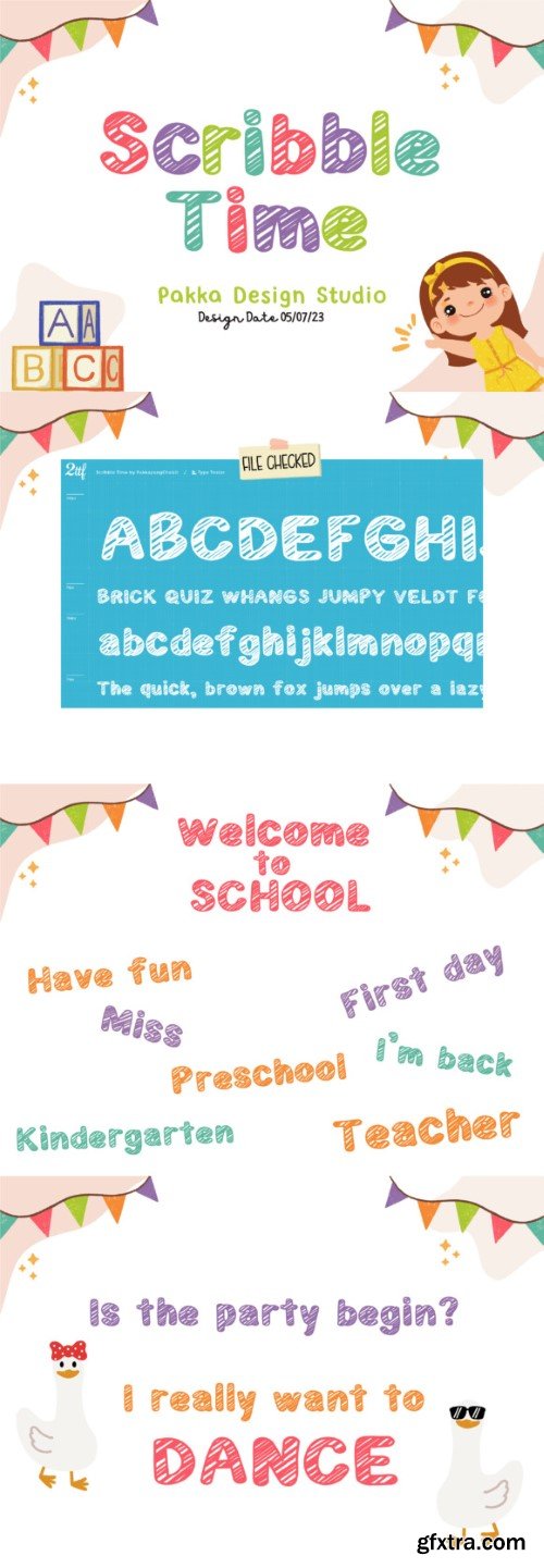 Scribble Time Font