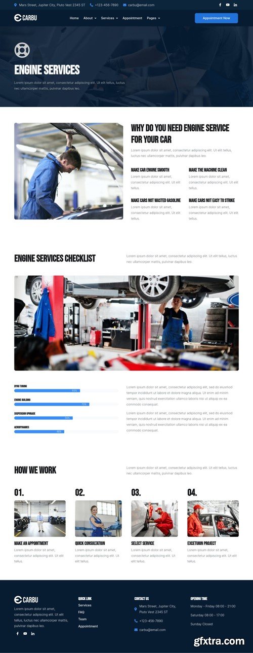 Carbu - Car Repair Elementor Template Kit NP7BFFC