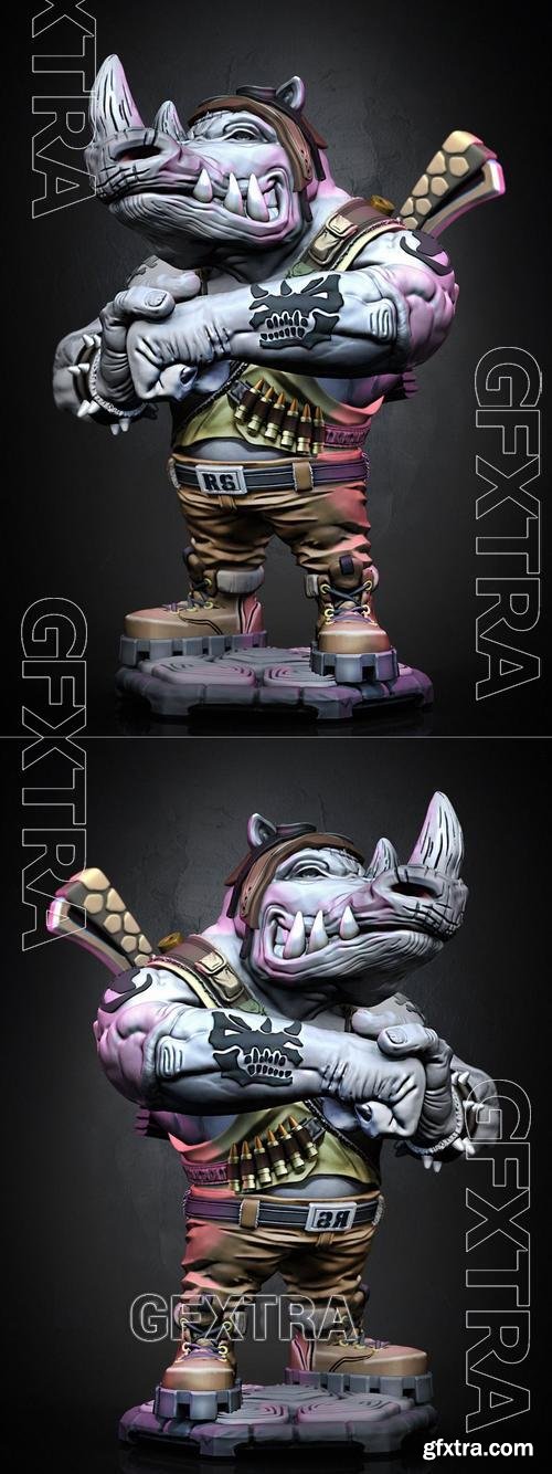 Rocksteady &ndash; 3D Print Model