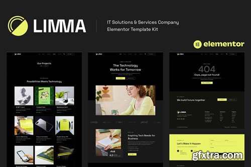 Limma - IT Solutions & Services Company Elementor Template Kit PRE2KYG