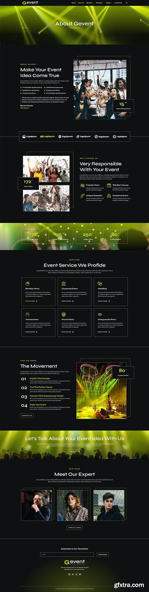 Gevent - Event Agency Elementor Template Kit AL8ZGT7