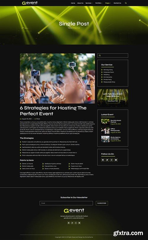 Gevent - Event Agency Elementor Template Kit AL8ZGT7