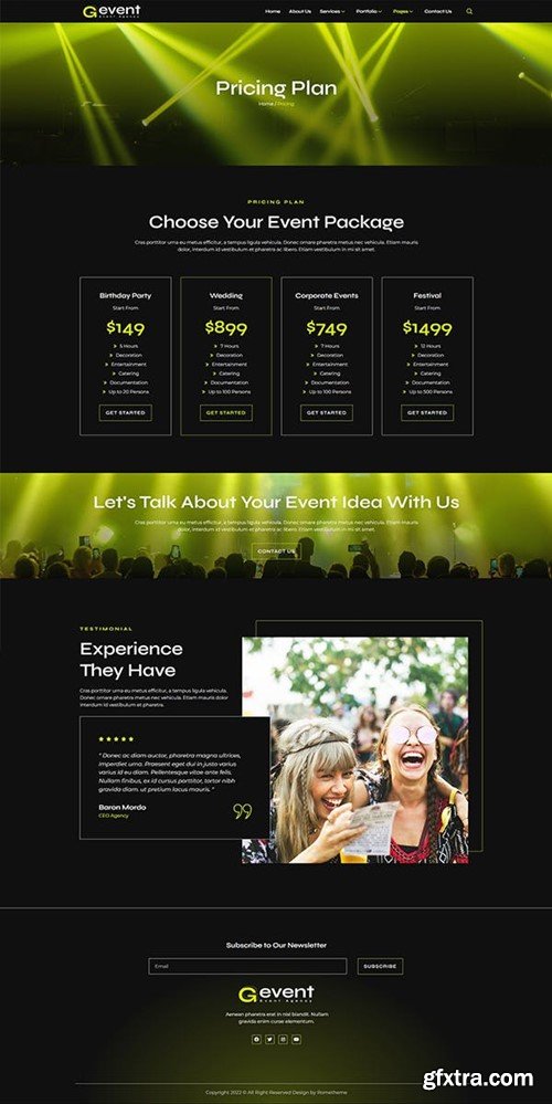 Gevent - Event Agency Elementor Template Kit AL8ZGT7