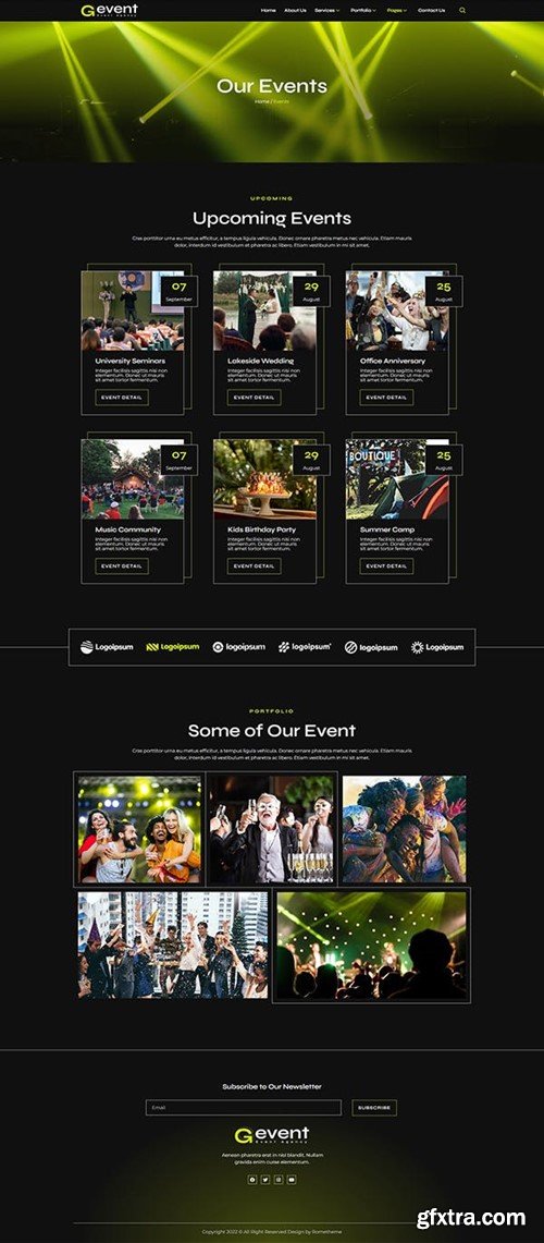 Gevent - Event Agency Elementor Template Kit AL8ZGT7