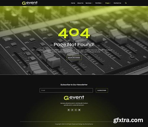 Gevent - Event Agency Elementor Template Kit AL8ZGT7