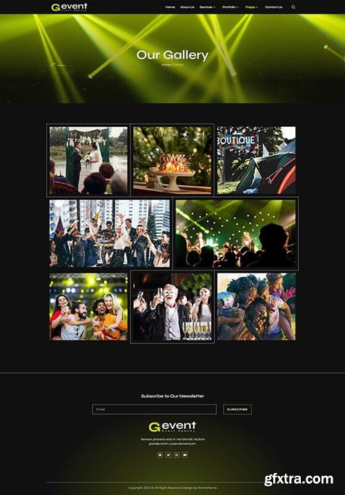 Gevent - Event Agency Elementor Template Kit AL8ZGT7