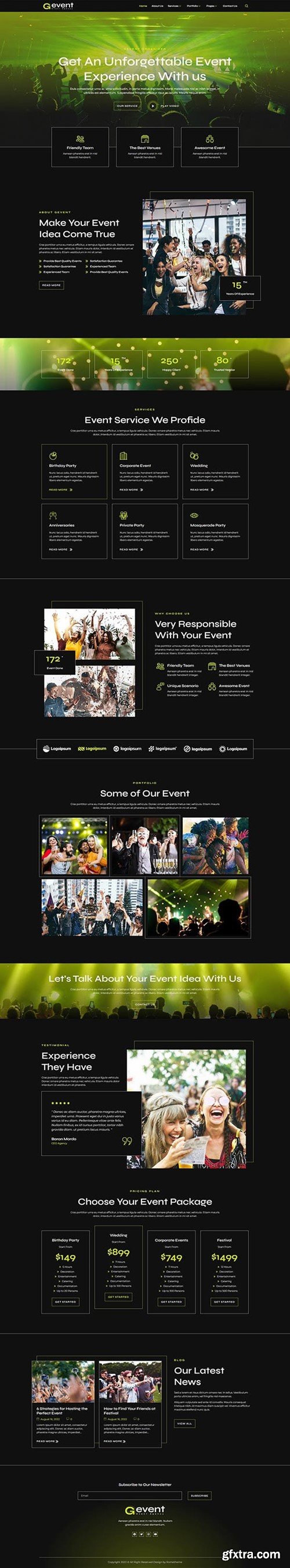 Gevent - Event Agency Elementor Template Kit AL8ZGT7