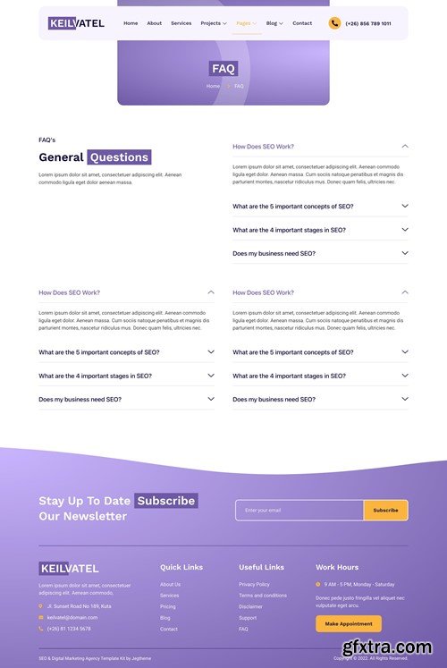 Keilvatel – SEO & Digital Marketing Agency Elementor Template Kit WCLA2P3