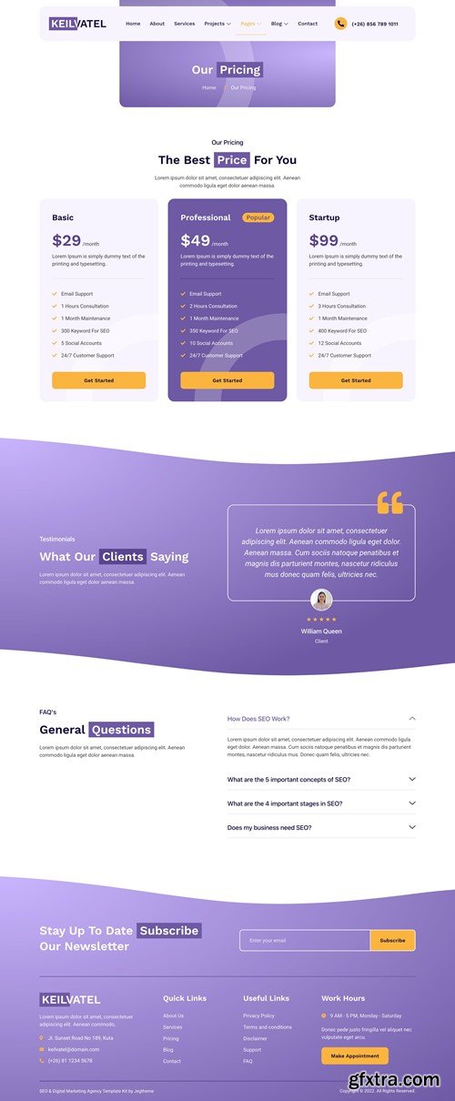 Keilvatel – SEO & Digital Marketing Agency Elementor Template Kit WCLA2P3