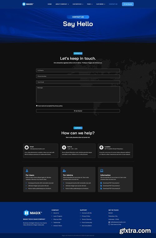 Magix - Saas & Tech Company Elementor Template Kit T7XBQ5A